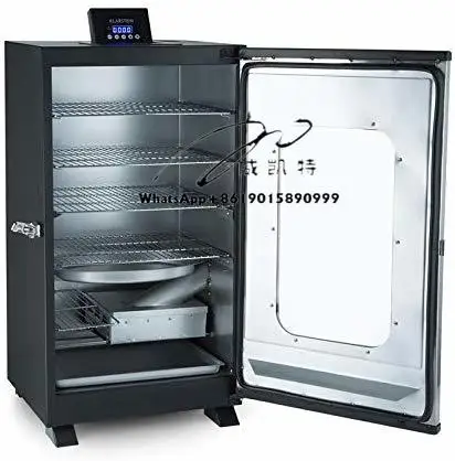 Parrilla eléctrica para barbacoa de 30 pulgadas, gran área de cocina con rejilla de cocina de 4 capas, ahumador eléctrico Digital de acero inoxidable