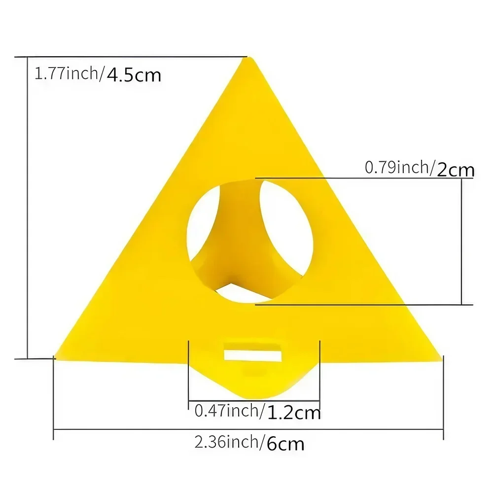 10 قطعة مثلث رذاذ اللوحة الخشب مجلس حامل داعم وسادة للقدم البلاستيك مخروط النجارة الطلاء الوقوف #3