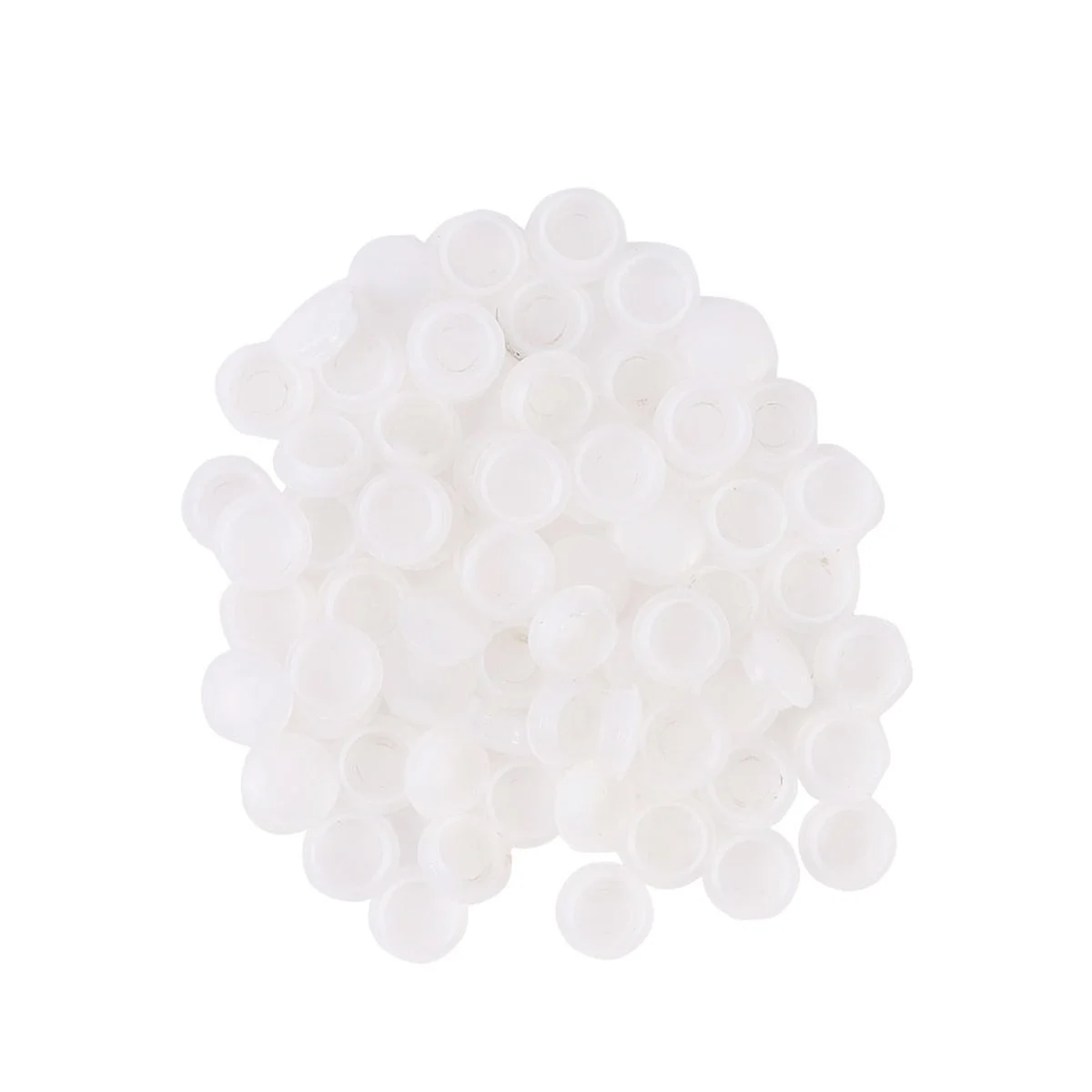 

50Pcs Hinge Screw Covers Plastic Durable Decorative Covers for Cabinet Door Window Drawer Conceal Screws Easy Install