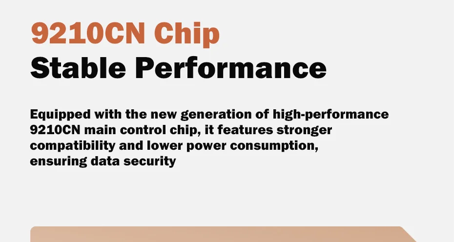 Chip 9210CN de carcasa SSD M.2 NVMe