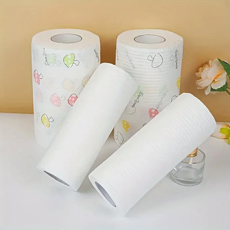 Cleaning Paper Towels, Kitchen Paper Rags, Non-stick Decontamination Cloths, Oil-absorbing and Water-absorbing Dish Towels