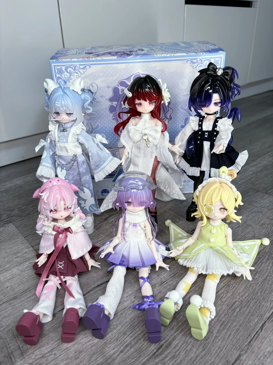 В наличии Come4free Minty 1/8 Ocean Gem Series слепая коробка шарнирная кукла милая фигурка Bjd орнамент подарок на день рождения сбор