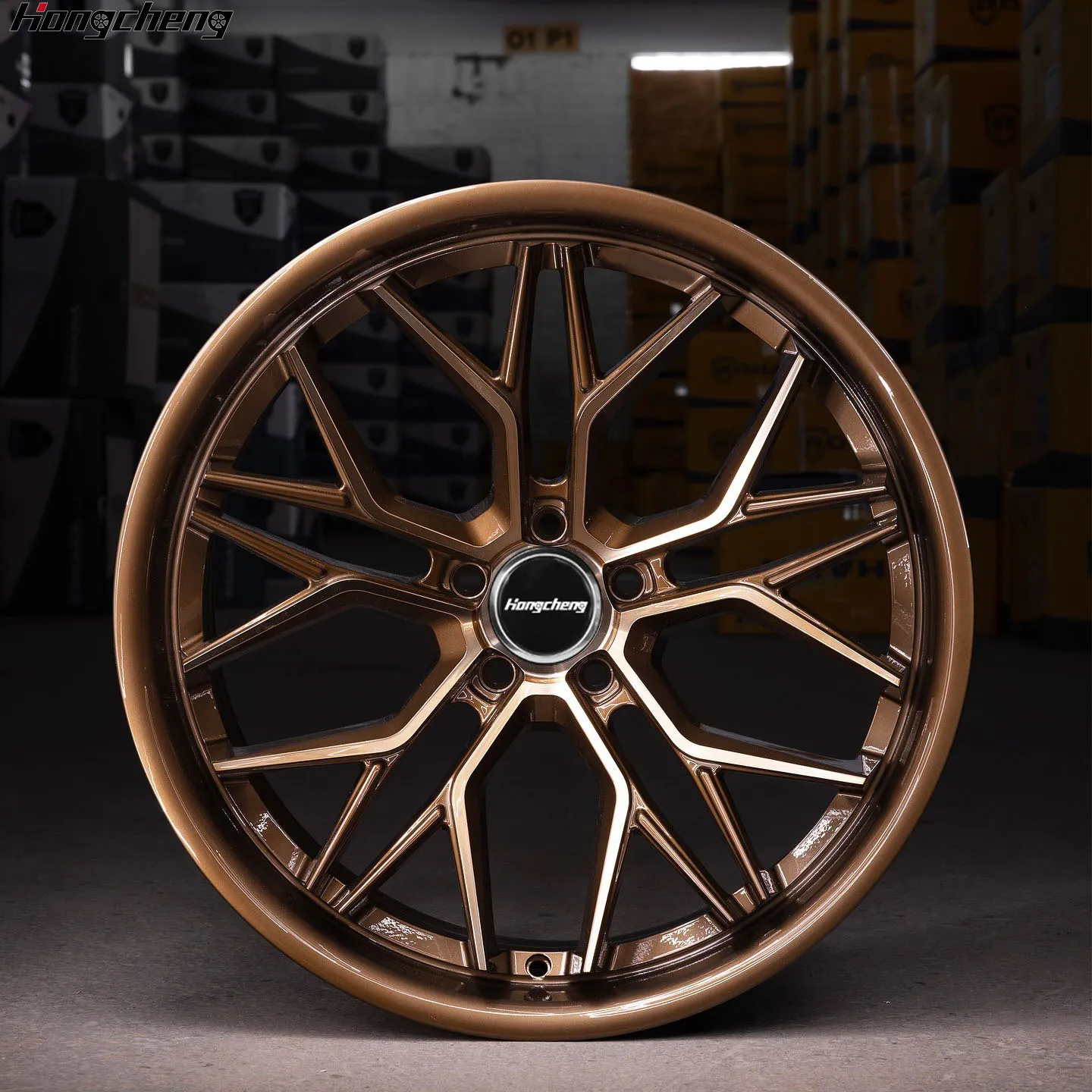 New model of 26 Customized Bronze Forged Alloy 5x114.3 5x130 5x112 15 18 24 26 Inch Car Rims for