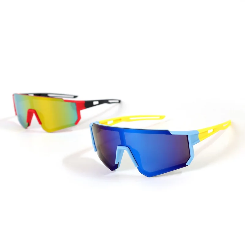 Kinder Sonnenbrille Junge Mode Trend Outdoor Radfahren Sonnenbrille Mädchen UV Schutz Bunte Linse Sport Brillen Kinder