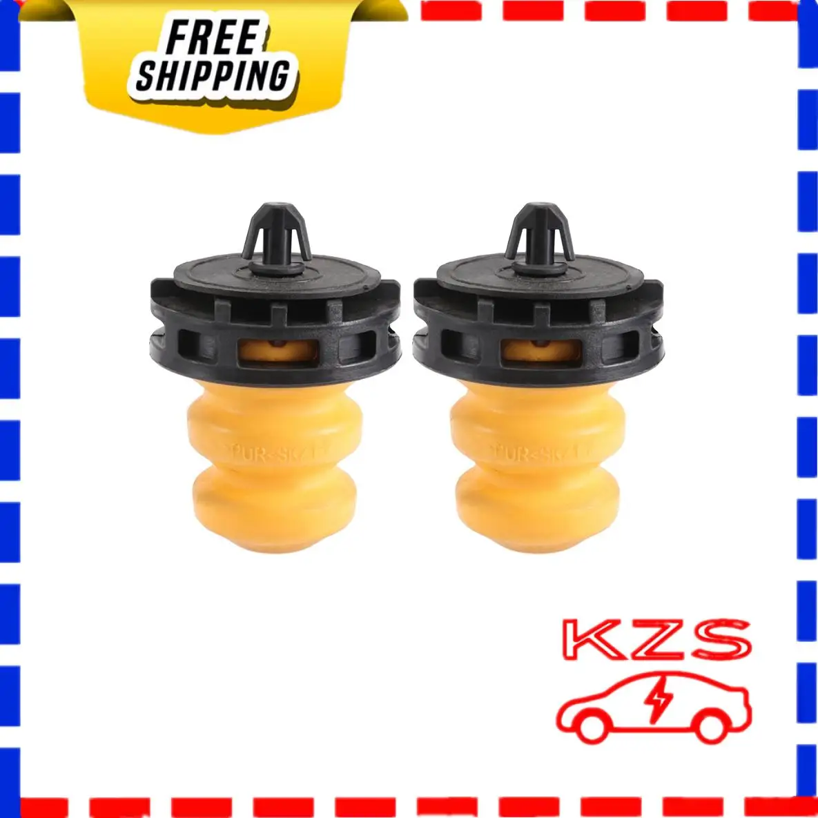 2pcs 9804750280 Rear Axle Buffer Block  Rear Suspension Limit Block For Citroen C3 / C-Elysee For Peugeot 301/207/2008