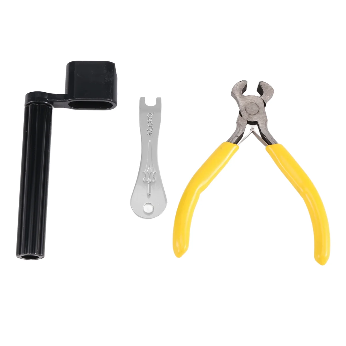 3Pcs Guitar Repair Maintenance Tool Guitar String Winder, Guitar Bridge Pins Puller Peg Remover, Guitar String Cutter Plier Wire