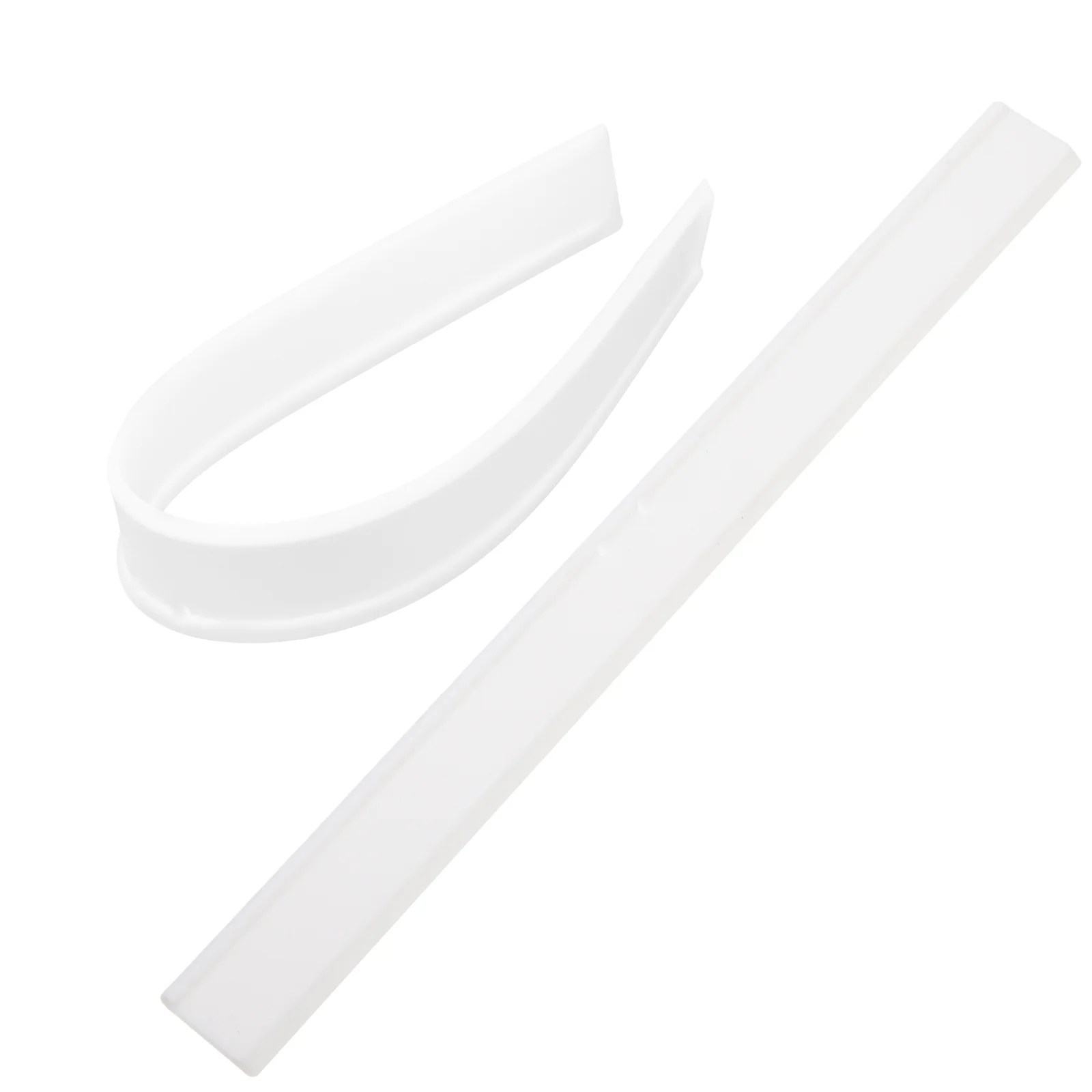 

2 Pcs Wiper Strip Spatula Window Squeegee Replacement Shower Refills Rubbers for Cleaning Blades