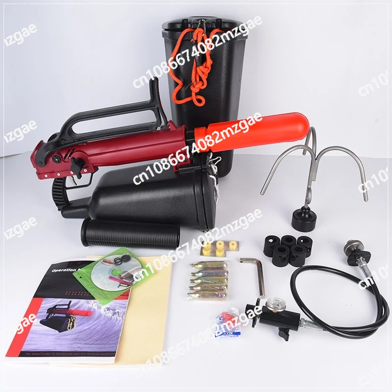 

Спасательный метатель, портативный американский спасательный веревочный метатель, 150-метровый пневматический веревочный метатель на большие расстояния