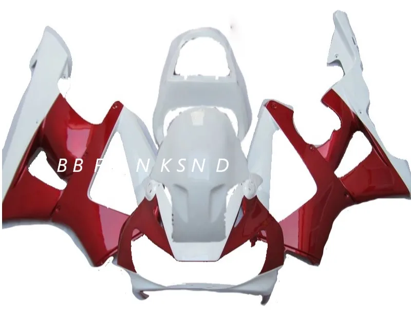 

км Кузов для CBR900 RR CBR 929RR 00 01 CBR 929 RR TOP Красный белый CBR929RR 00 01 CBR900RR CBR929 RR 2000 2001 Обтекатели