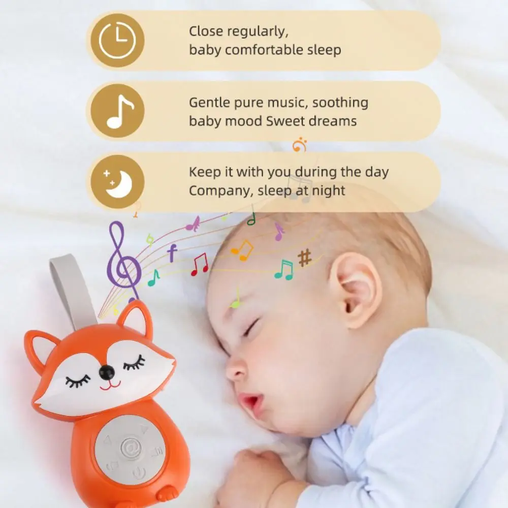 ตั้งเวลาปิดเครื่องเสียงรบกวนเด็ก 5 เพลงนกฮูก/Koala Baby Soother สีขาวเสียงแบบพกพา Sleep เสียงเครื่องเด็ก