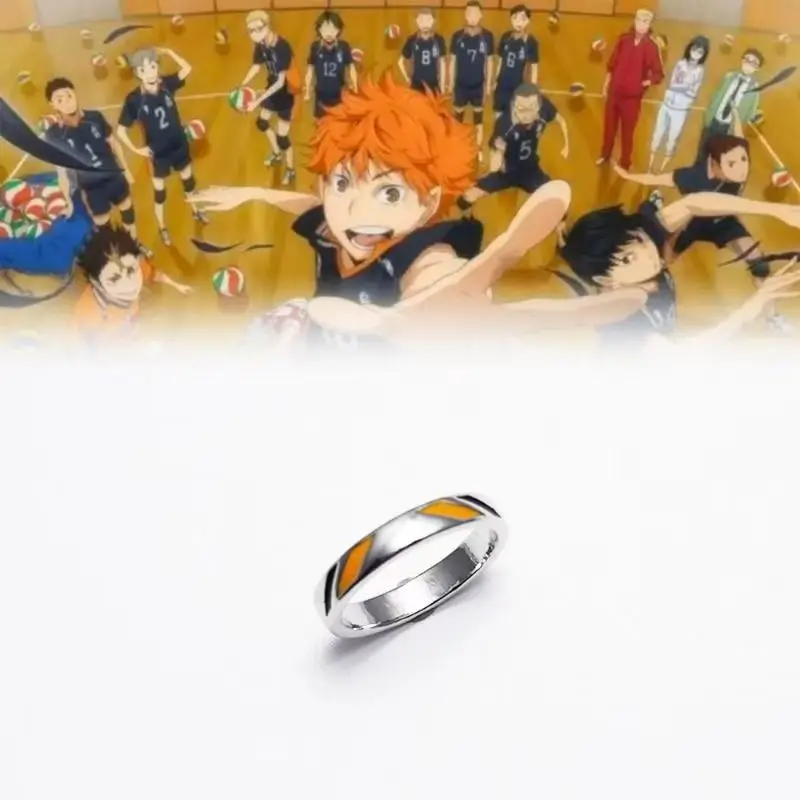 New Haikyuu!! Bokuto Kotaro Miya Atsumu anime peripherals couple rings necklaces jewelry accessories fashion accessories gifts