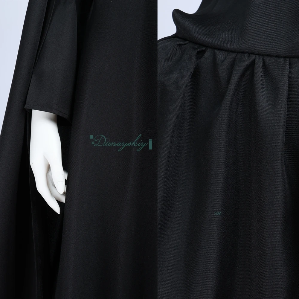 الكبار ري رداء أسود تأثيري حلي مجموعة كاملة عباءة السراويل كرنفال حفلة الهالوين الزي