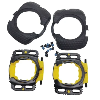 Verbeterde Aerodynamische Schoenplaten Fietspedaalpaar Pedalen Schoenplaatjes Beschermhoes Voor Wahoo Speedplay Zero, Zwart