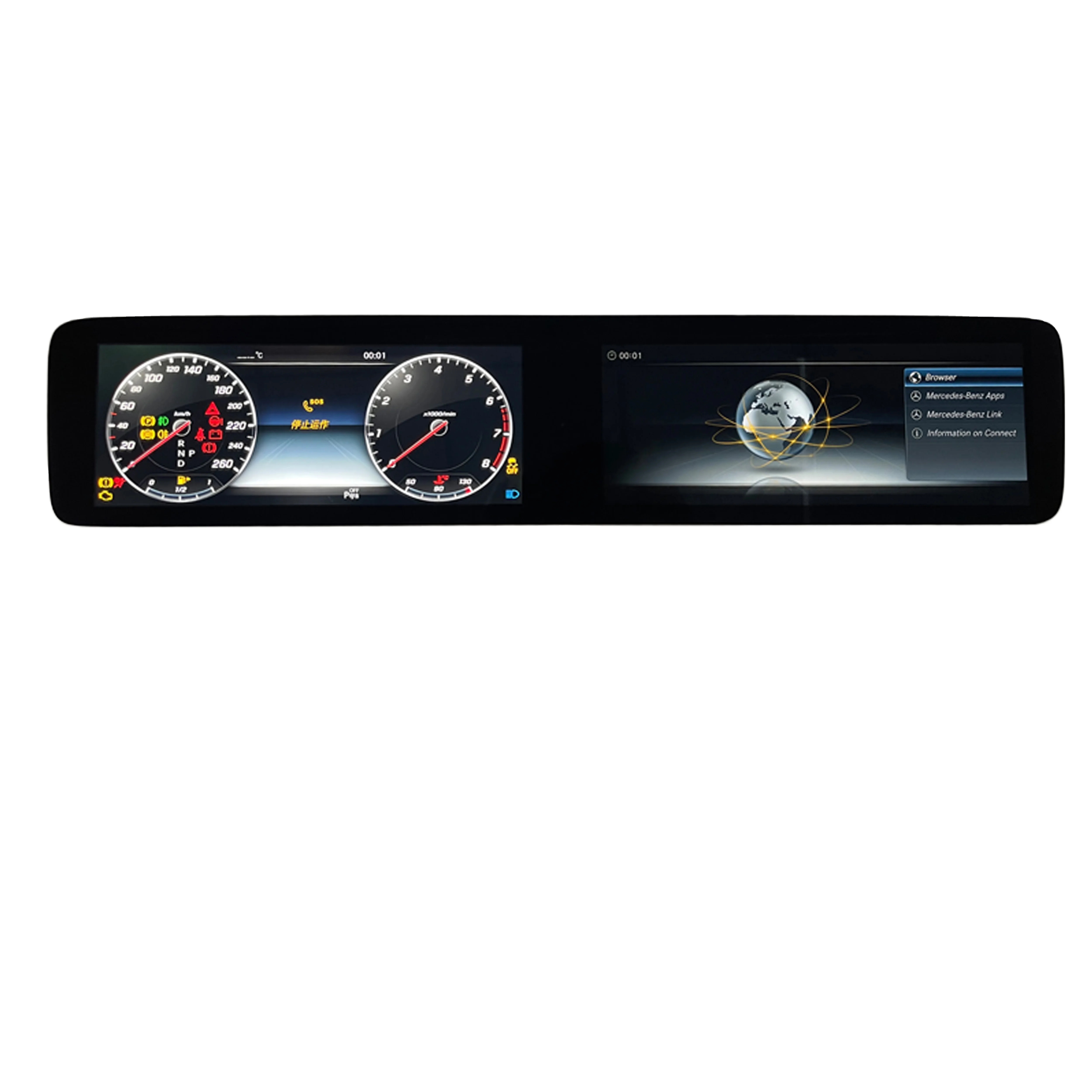 12.3-inch speedometer W213 new digital instrumentation cluster for automotive dashboard liquid crystal display