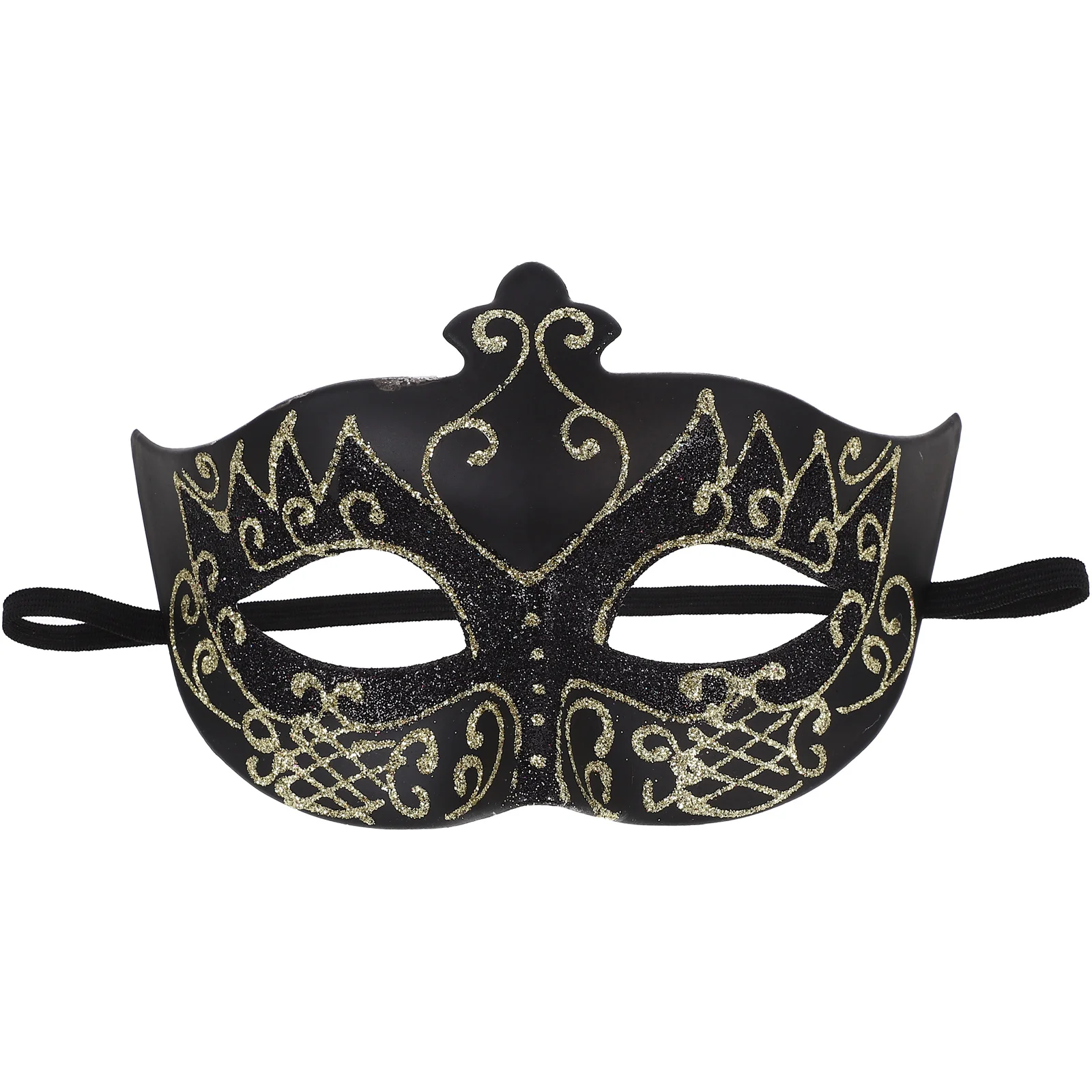 Gold Dust Half Face Masquerade Party Mask For Men Halloween Cosplay Lightweight Unique Design Carnival Eye Mask Fancy Dress