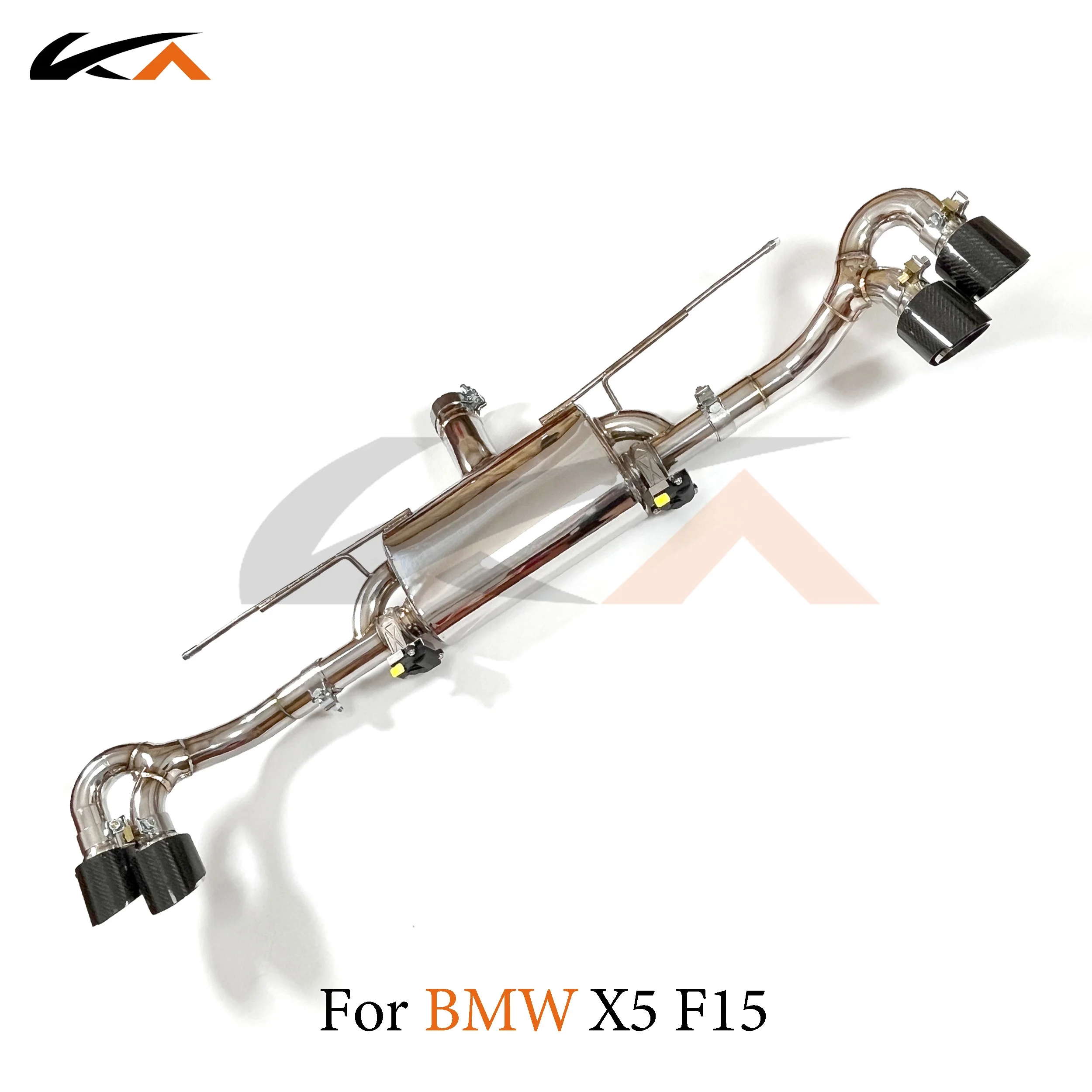 

KA Tuning exhaust system parts stainless muffler for BMW X5 xdrive35i N55 F15 3.0T back ends performance muffler valve