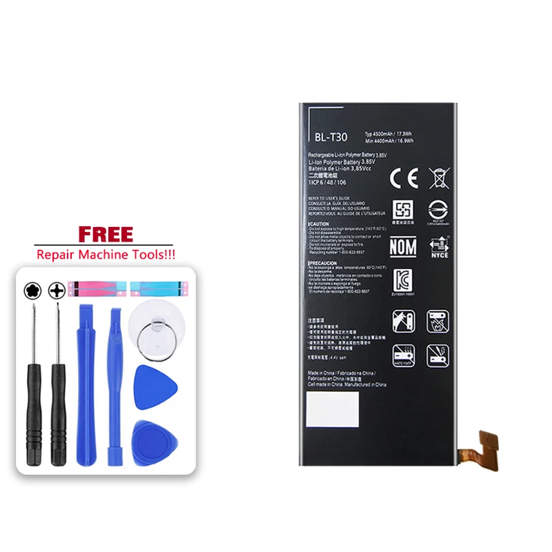 BL-T30 Battery For LG X Power 2 II Power2 L64VL M320F M320N M322 L63BL K10 Power M320 M320DSN M320TV MLV7N Bateria