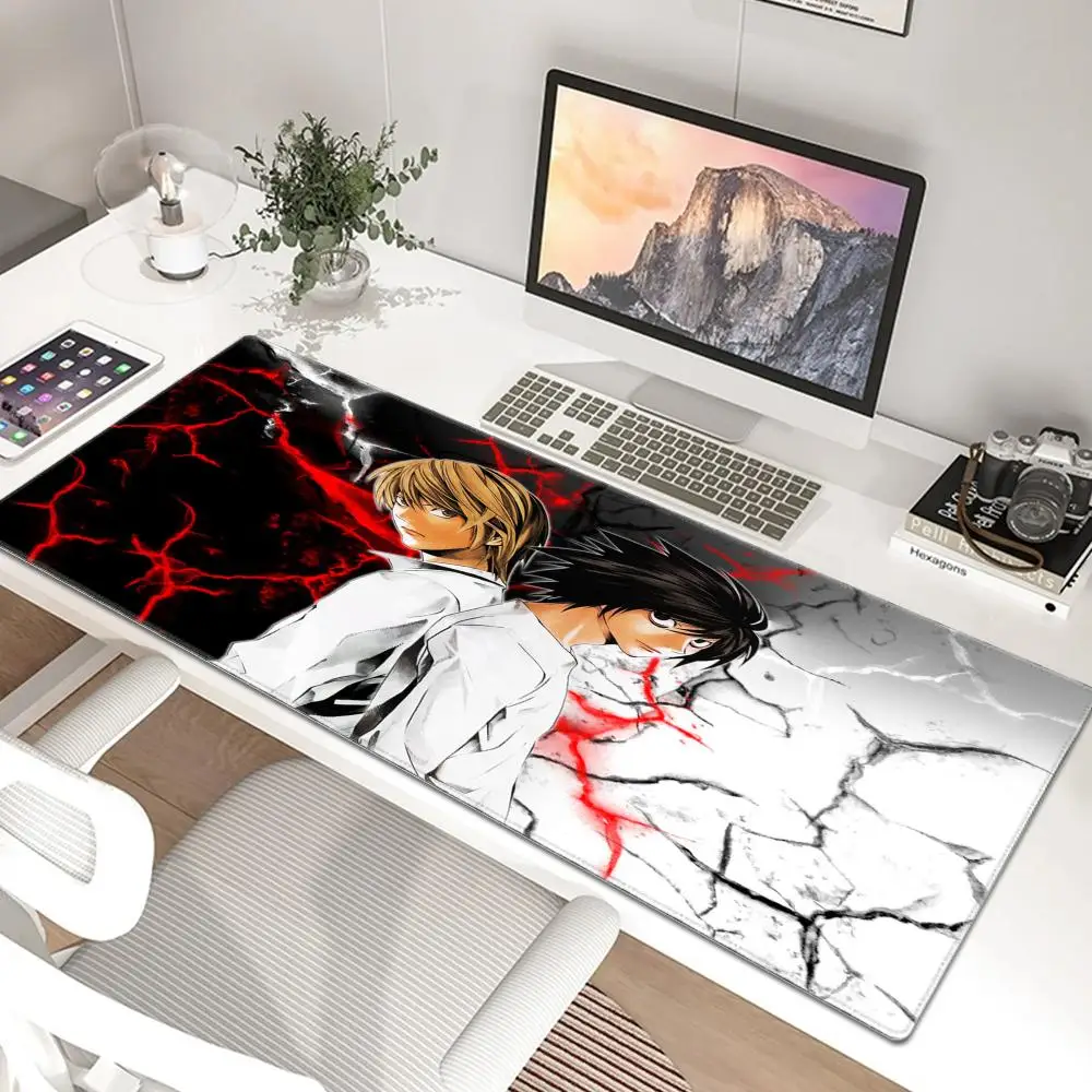 Anime Death Note Mouse Pad 90x40CM Non-slip Gaming Mousepad Gamer E-Sports Mouse Mat Game Mechanical Keyboard XXL Desk Mat