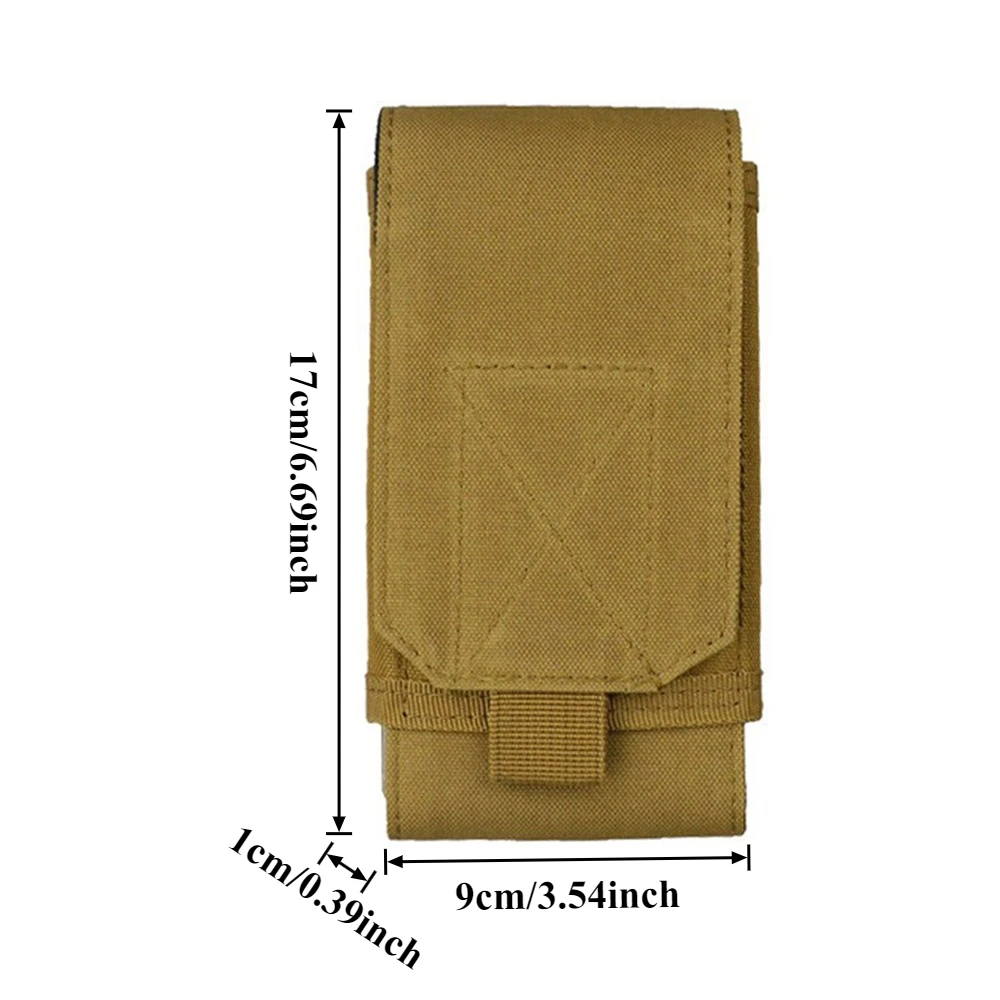 1Pc Outdoor Molle Sistema Tattico Camouflage Mini Nylon Marsupio 6in Supporto Del Telefono Sport Marsupio Sport All'aria Aperta Borsa Del Telefono