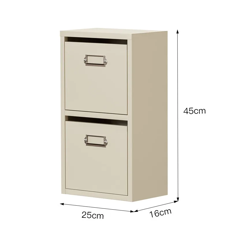 

Cute wind desktop small iron cabinet wrought iron tipping bucket storage cabinet desk desk iron locker