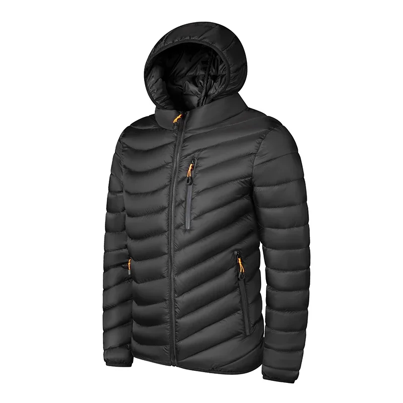 2026 New Autumn Brand Winter Warm Waterproof Jacket Men Thick Hooded Parkas Mens Fashion Casual Slim Jacket Coat Men