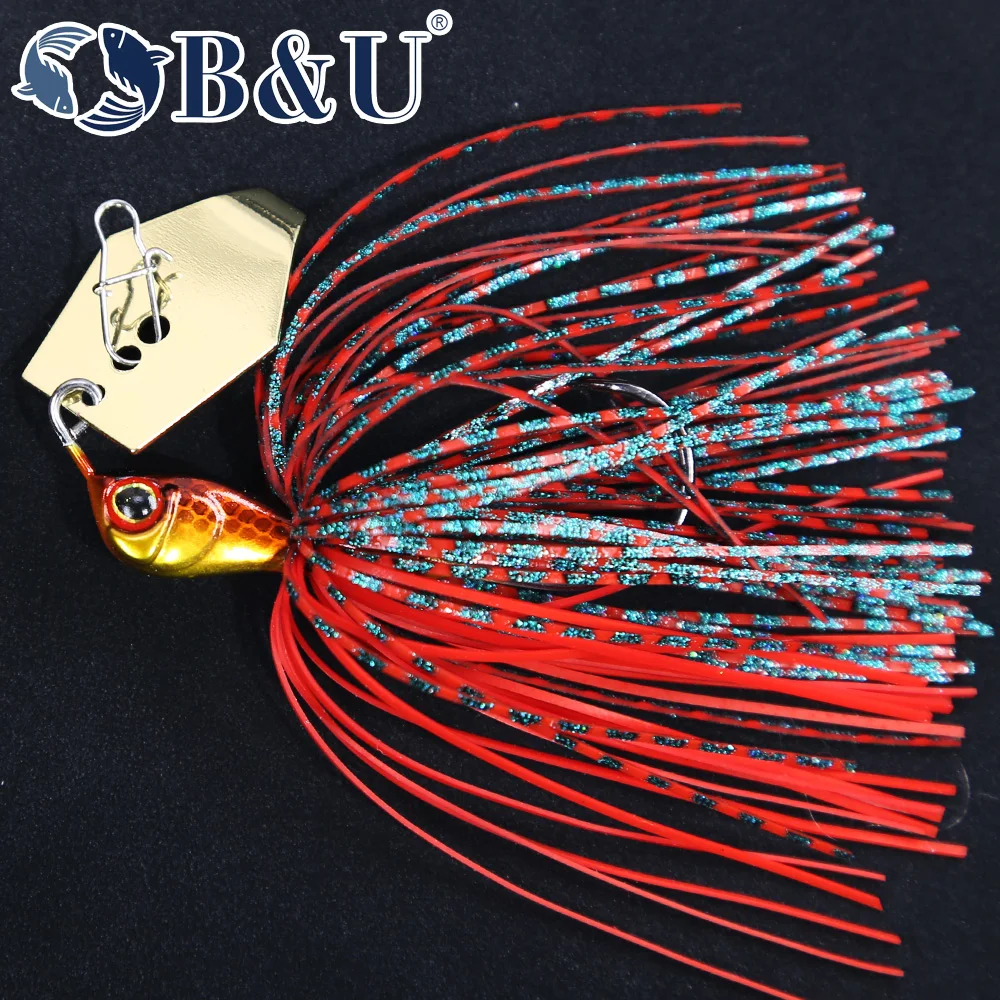 B&U Richiamo di Pesca Chatter Bait Spinner Bait Blade Jig Dancer Buzzbait wobbler chatterbait per basso pik