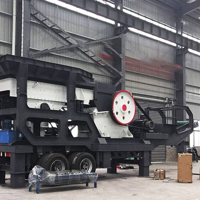 Mining Portable Stone Crusher Machine Mobile Rock Crusher Segment Hydraulic Jaw Crusher for Demolition and Stone