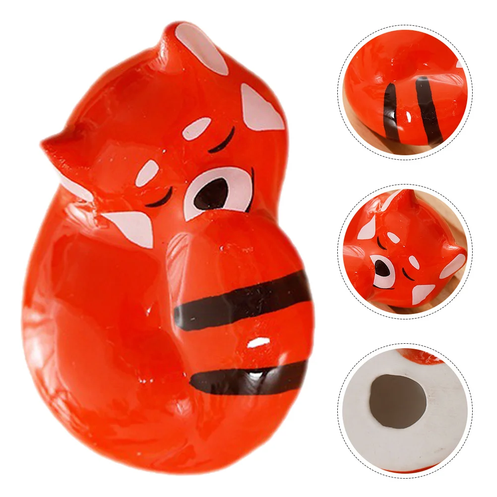 

4Pcs Fox Shape Chopstick Rests Ceramic Cute Holder for Spoon Fork Kitchen Tableware Decorative Cutlery Stand Dishwasher Safe