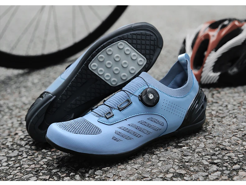 Professionelle SPD Cleat MTB Fahrradschuhe für Herren und Damen, atmungsaktiv, verschleißfest, rutschfest, leicht, Speed Dirt Mountainbike-Schuhe – Detail 31