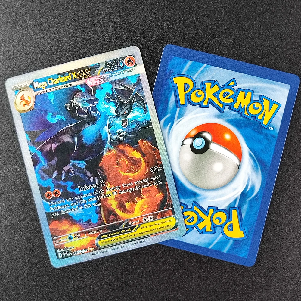 PTCG 포켓몬 영어 포켓몬 컬렉션 카드 메가 리자몽 X EX 리자몽 GX VMAX 클래식 게임 애니메이션 카드 선물 장난감