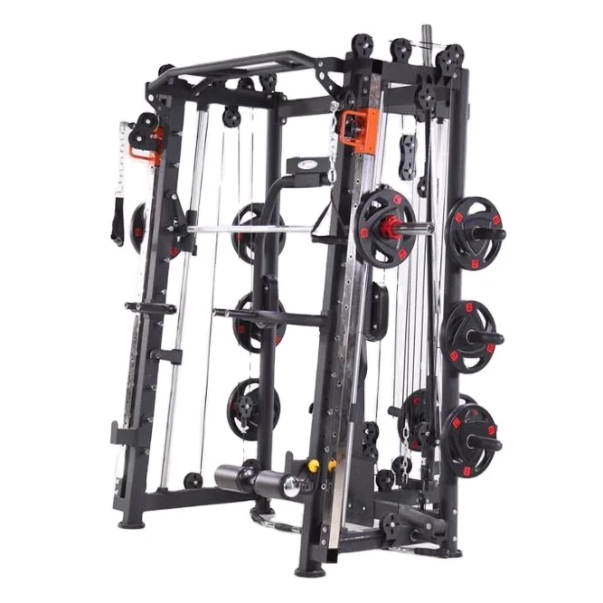 

2021 Hot Sale New Design Multi Gym Equipment Exercise Equipment Multifunctional Smith Machine