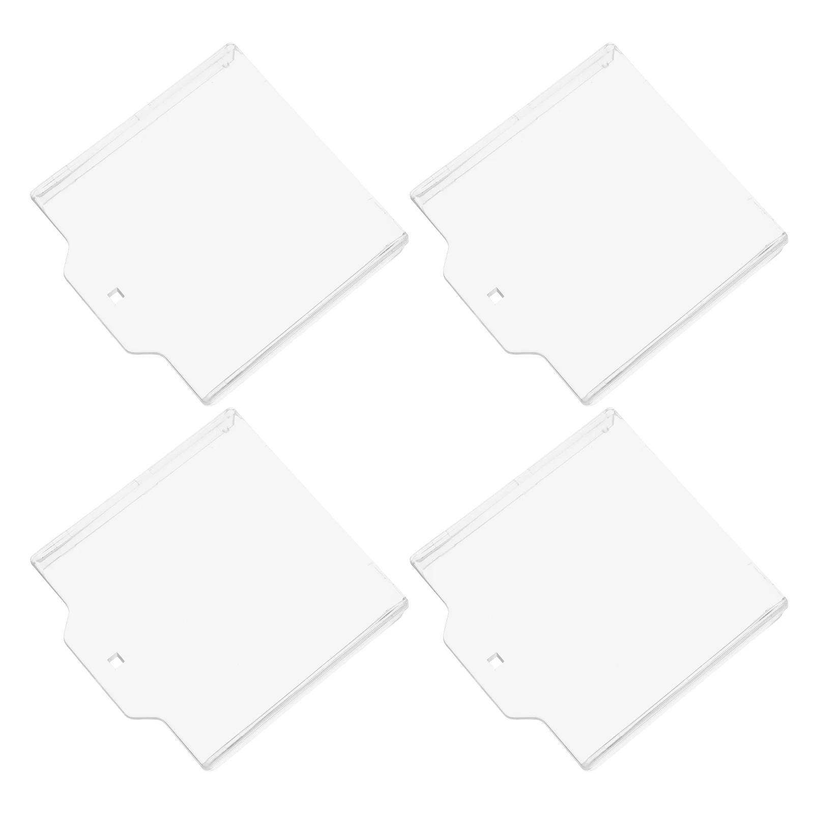 

4 Pcs Glass Cover Emergency Switch Guard Transparent Stop Safety Equipment