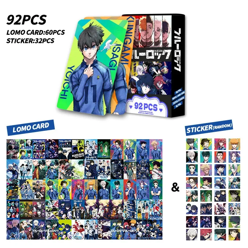 2027 92Pcs Double Sided HD Lomo Cards Collectible Photocards Multipurpose Set Stickers Bookmarks Greeting Cards