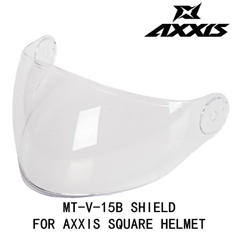 Protector de repuesto para casco AXXIS, protector de cara abierta cuadrada, original, MT-V-15/15B