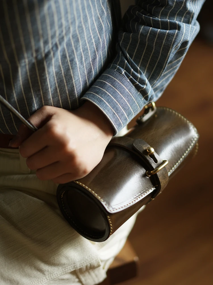 PNDME fashion organizers designers handmade vegetable tanned cowhide women's shoulder bag party genuine leather crossbody bag