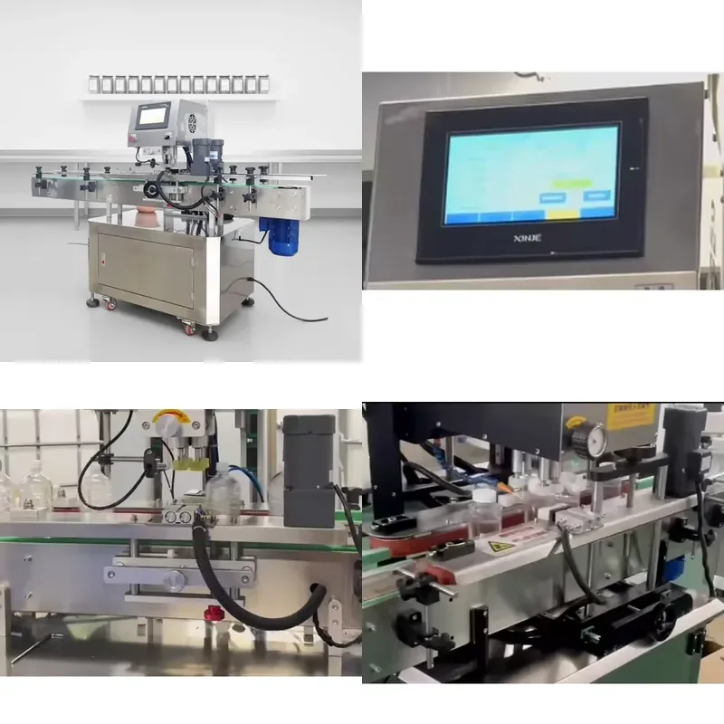 New Design Automatic Capping Machine Servo Motor for Glass Plastic Bottle Capping