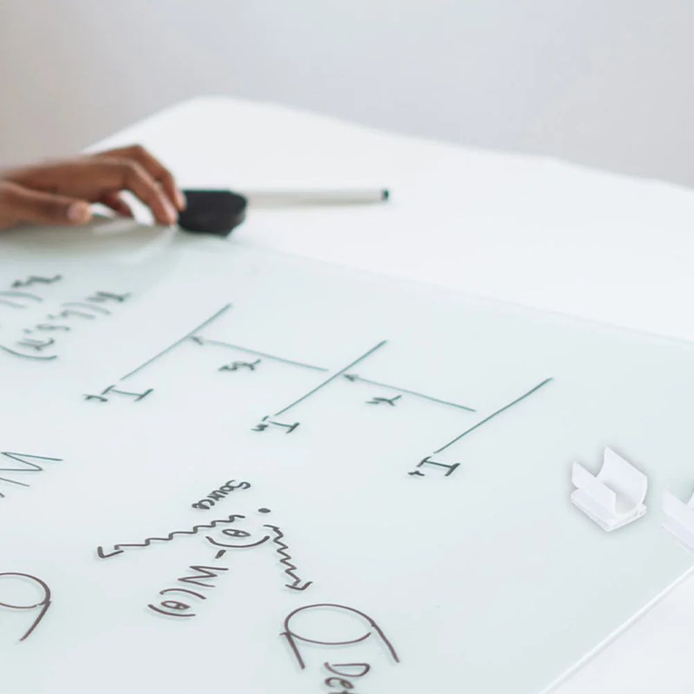 

50 шт., держатель для маркера для доски, самоклеящийся держатель для ручек для буфера обмена, холодильника, доски объявлений, офисный органайзер, зажим для ручки