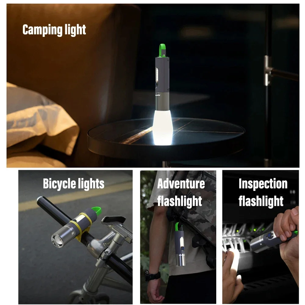 1800mA Ultra Bright White Laser Flashlight Keychain Flashlight Flash Light Torch Lantern Camping Light Portable Keychain Lamp