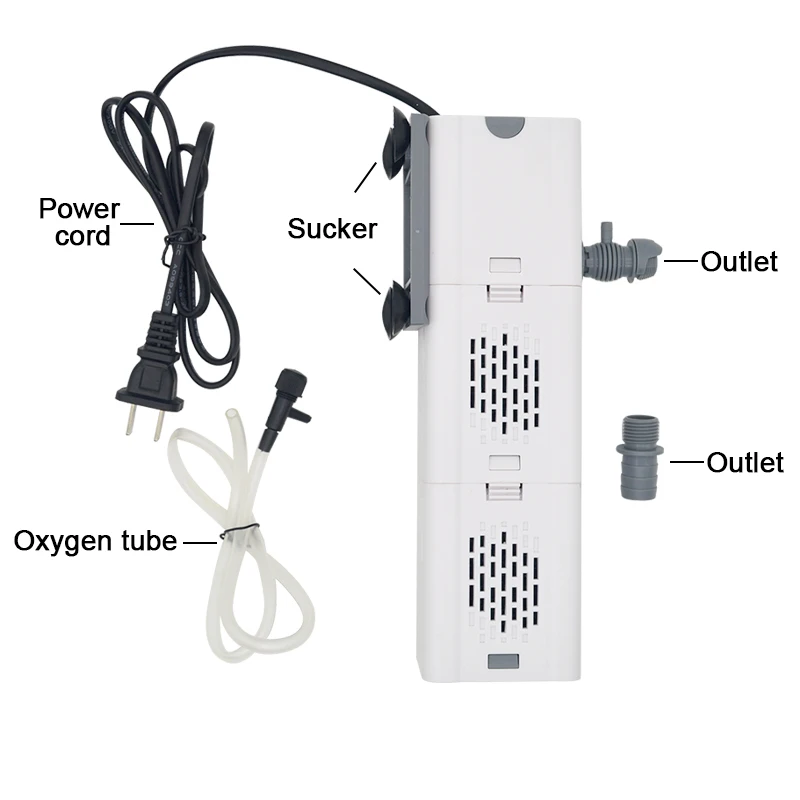 수족관 필터 펌프, 물고기 탱크 수중 무소음 공기 산소 통풍기, 내부 물 펌프, 수족관 공기 펌프, 웨이브 메이커, 220V