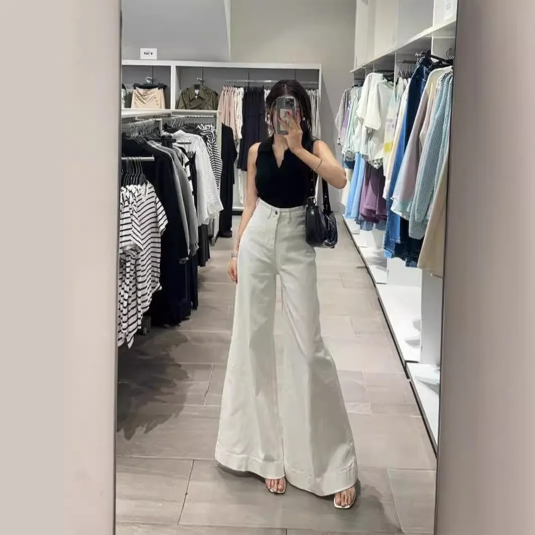 

Summer Jeans Women Camouflage Workwear Military Pockets Multi Pocket Utility Patchwork Panelled Functional Chic Durable High