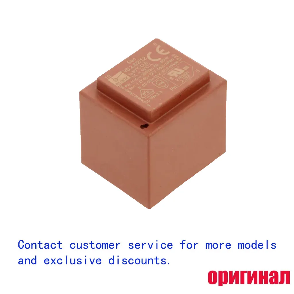 BLOCK VB2.3/2/12 PCB Mount Transformer EI30×18, 230V to 2×12V 2.3VA