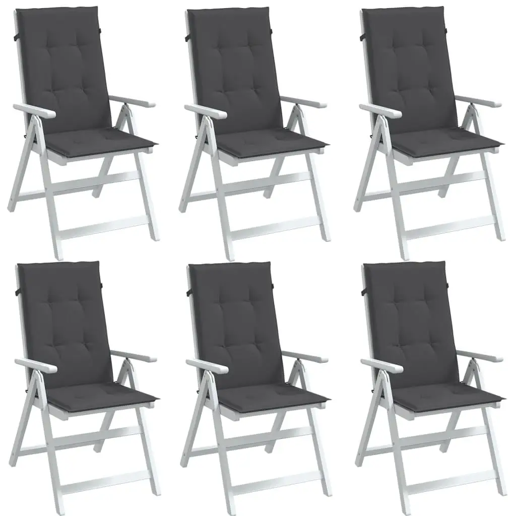 Chair Cushion Set 6, 47.2x19.7x1.6 Inch Polyester Patio Pad, Weather-Resistant Seat Cover for Garden & Dining, Customized