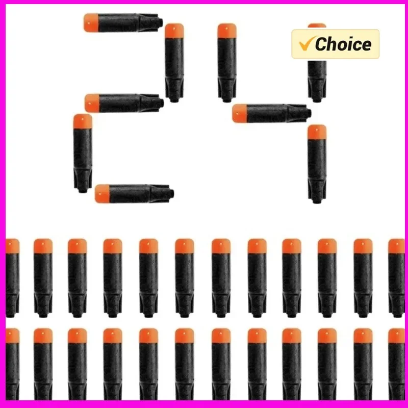 24/40PCS New Black Bullets for Nerfs Ultra Toy Guns Refill Pack The Ultimate in Darts Sniper Game Compatible Only Ultra Blaster