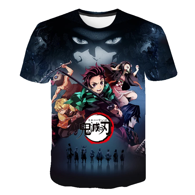 

Summer Fashion Anime Demon Slayer Kochou Shinobu 3D T Shirt Kids Casual T-shirt Boy Girl Unisex Clothes Oversized Tshirt Tops