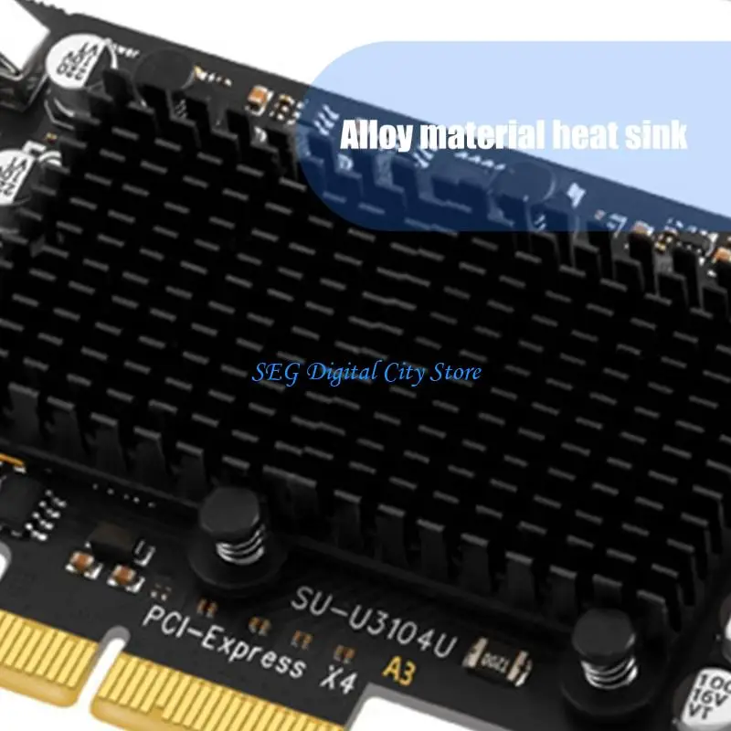 

U75B USB3.2 PCIE Adapter PCIE to 4 Port USB Expansion Adapter Card USB3.2 PCIe