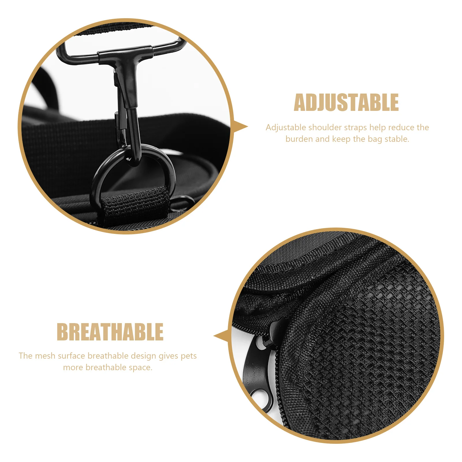 

Pet Bag Breathable Puppy Carrier Dog Supply Folding Carriers Small Accessory Cage Single Shoulder Adjustable Straps Wear