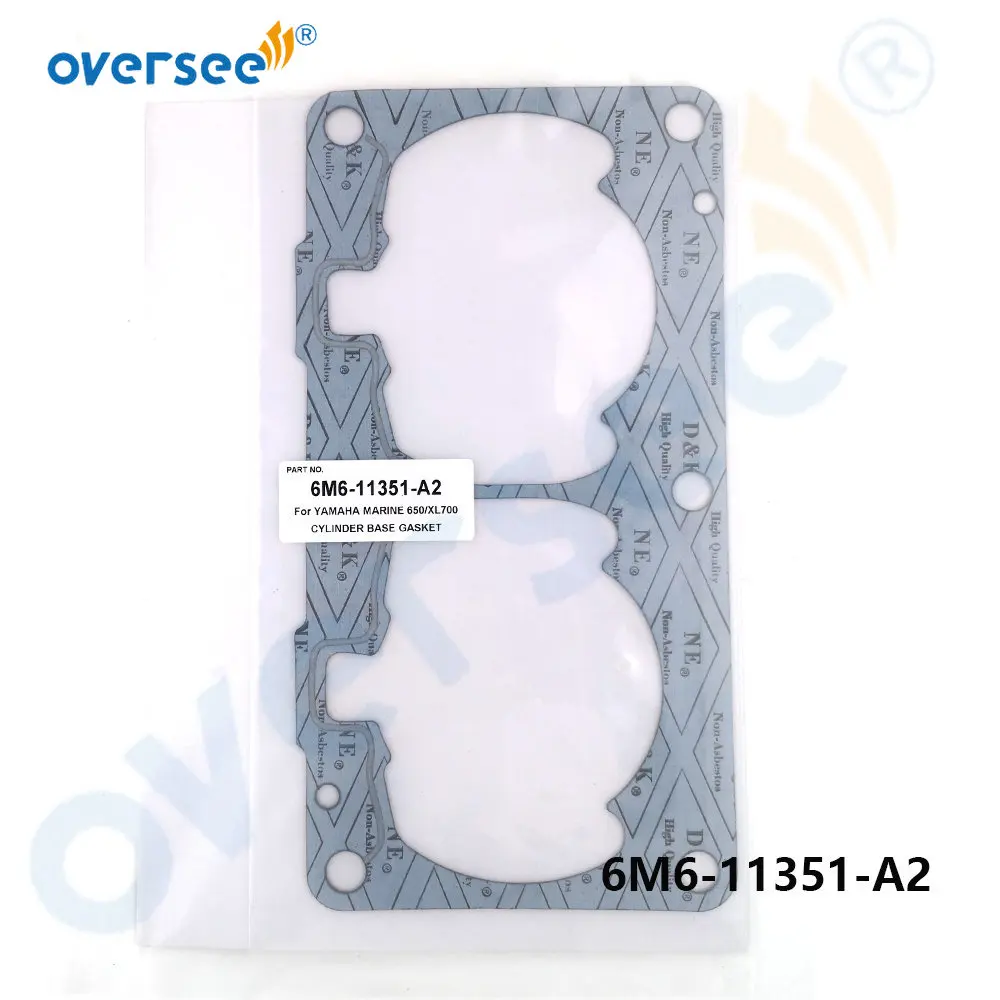 6M6-11351-A2-00 Cylinder Gasket for Yamaha Waverunner XL700 SUPER JET SJ700 Outboard Engine