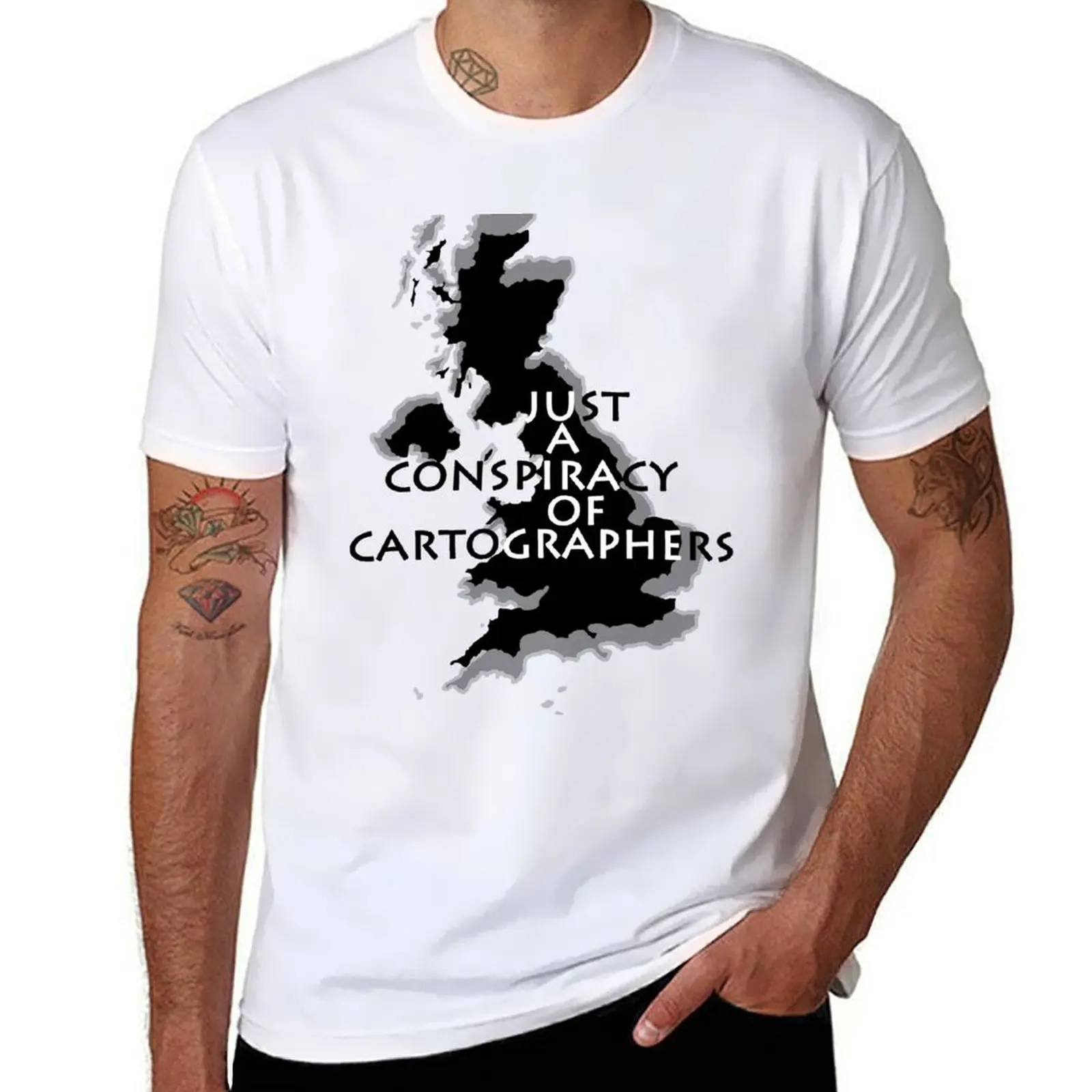

Conspiracy of Cartographers T-Shirt t shirts cotton 100% t shirt for man 100 percent cotton T-Shirt