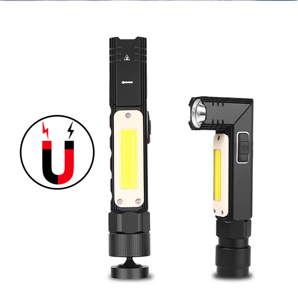 

USB Charging Foldable Electric Torch Waterproof Compression Resistant Small Lightweight for Camping Hiking Hunting