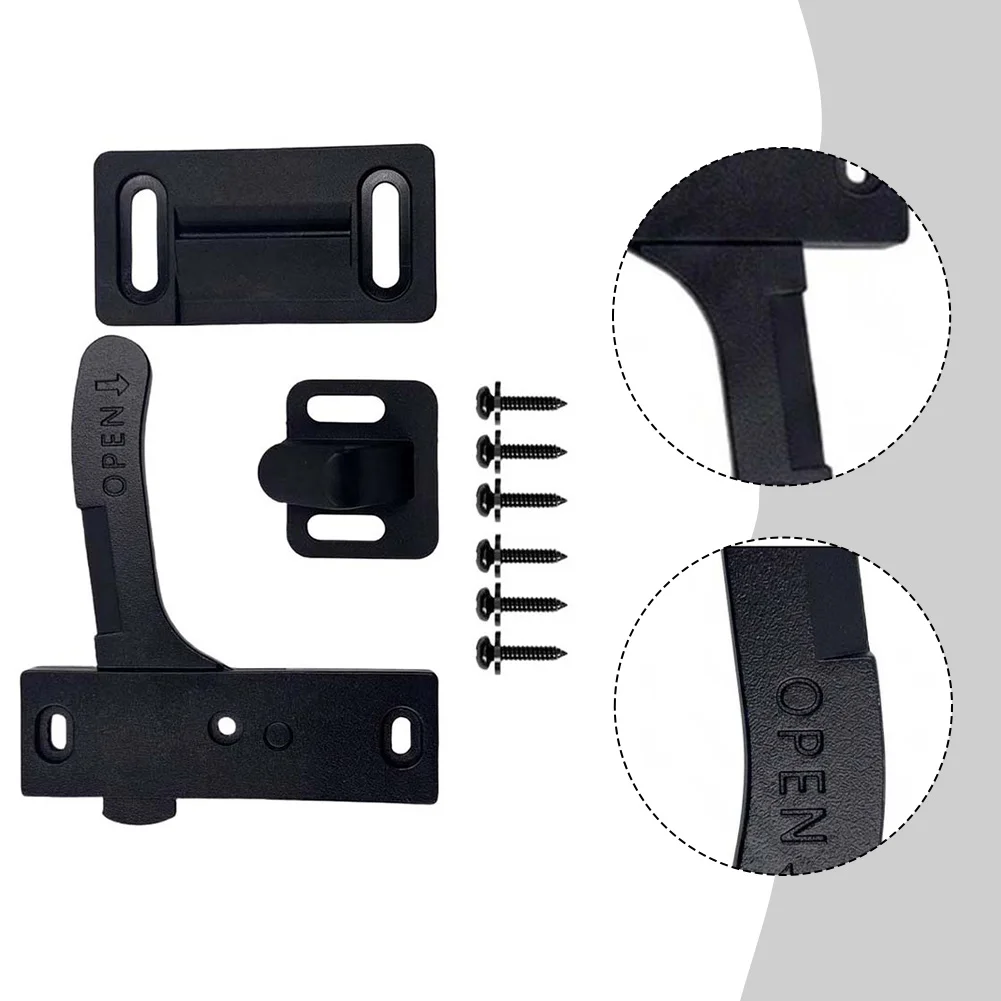 Aluminum RV Screen Door Latch Kit for Secure Easy For Access Compatible with Most Recreational Vehicle Screen Doors
